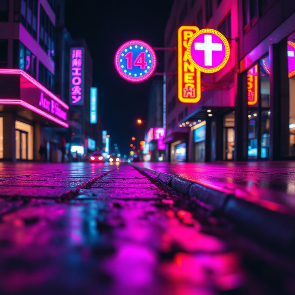 Neon glow
